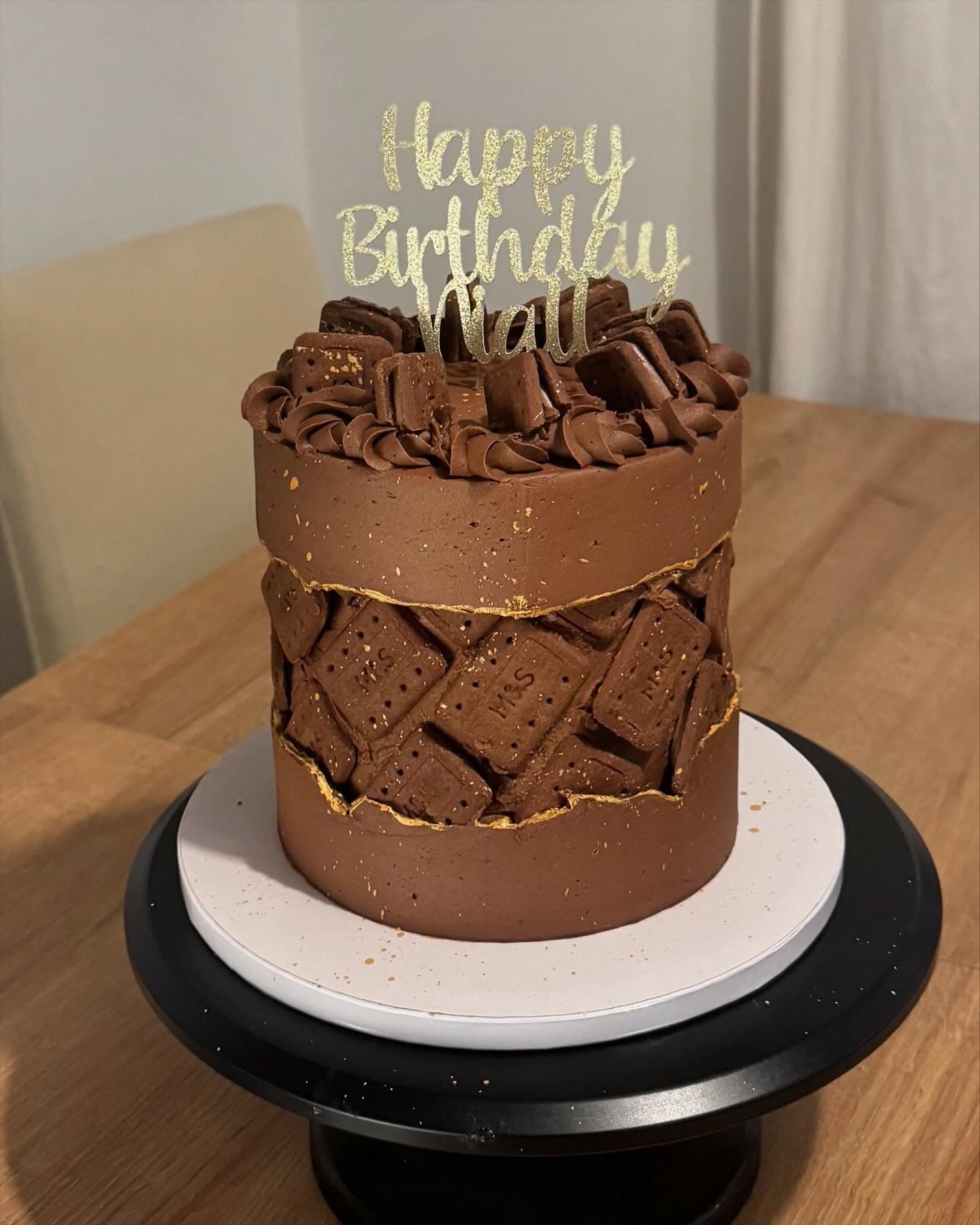 Biscoff celebration cake