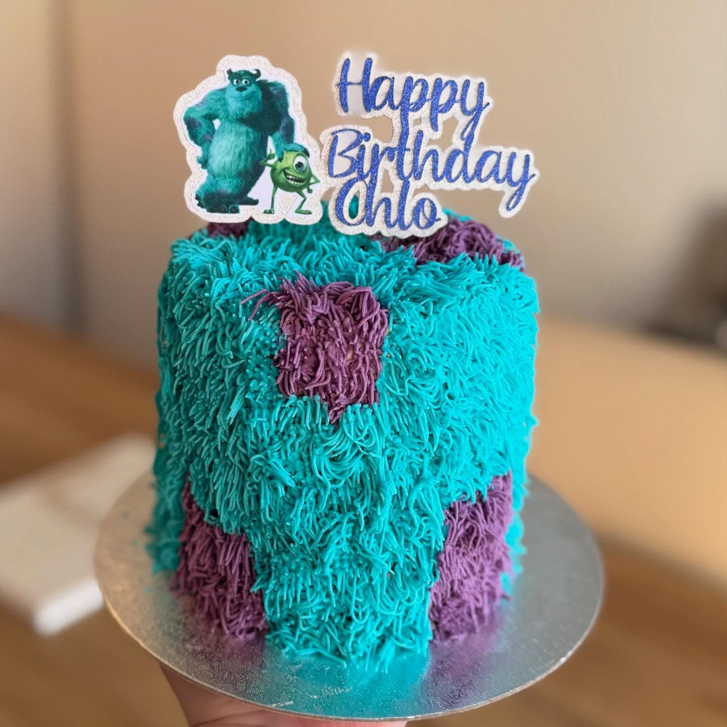 Decorated celebration cake