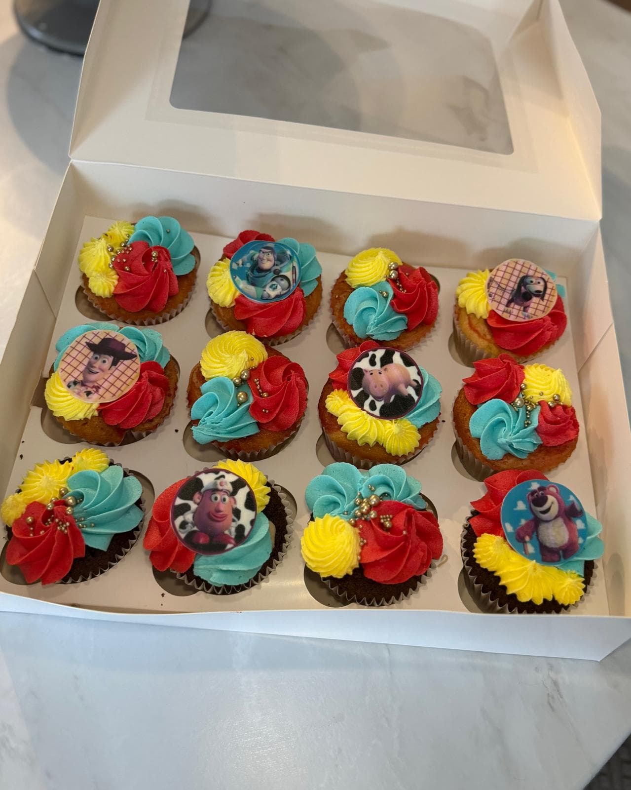 Toy Story themed cupcakes